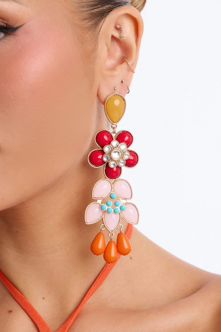 Sorbet Lily Earrings - Multi Color