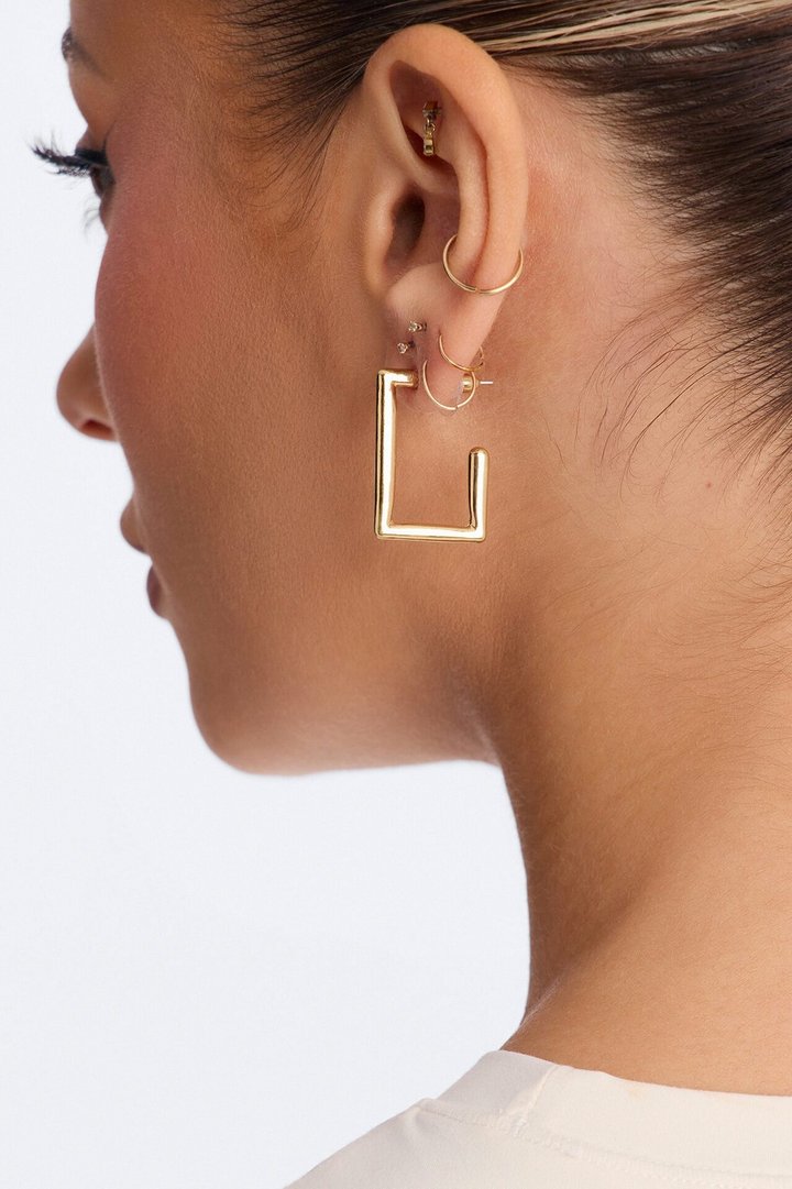 Be There Drop Earrings - Gold