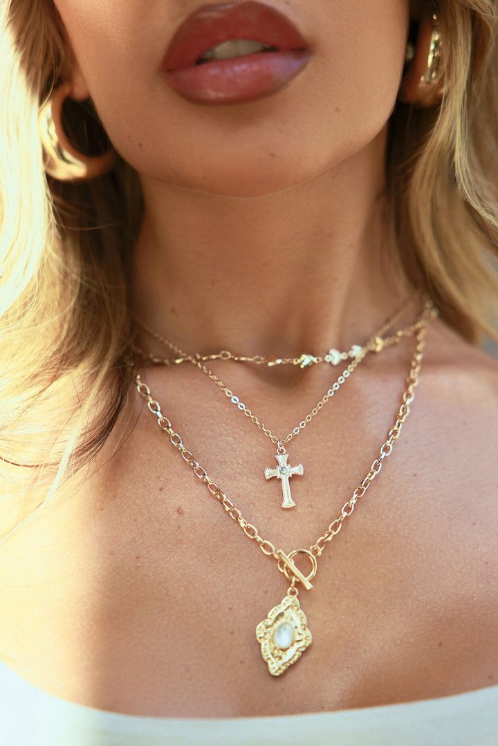 If I Was Yours Layered Necklace - Gold