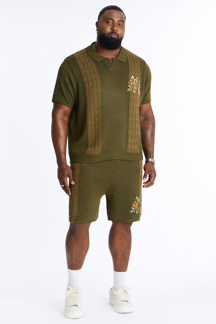 Herbarium Garden Polo - Khaki/combo
