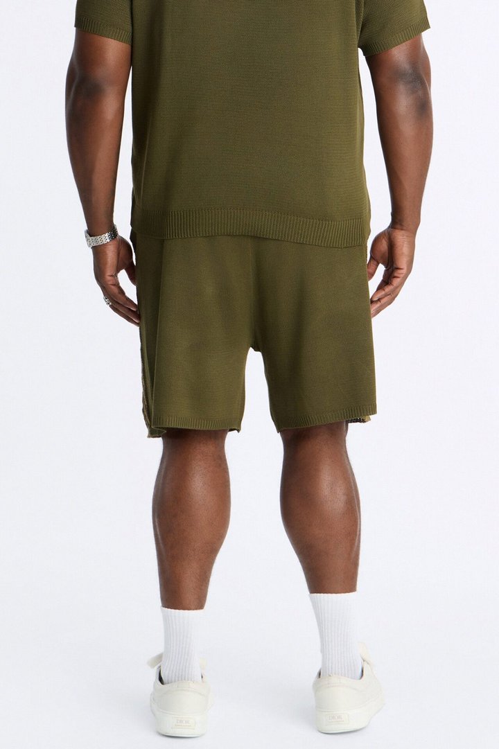 Relaxed Herbarium Garden Short - Khaki/combo