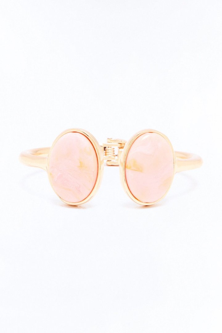 Dreamy Stone Bracelet - Gold/Pink