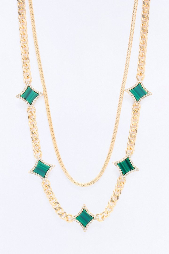 Forever In The Stars Necklace Set - Gold