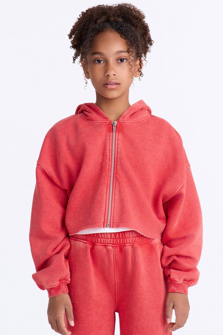Mini On The Go Fleece Pant Set II - Red