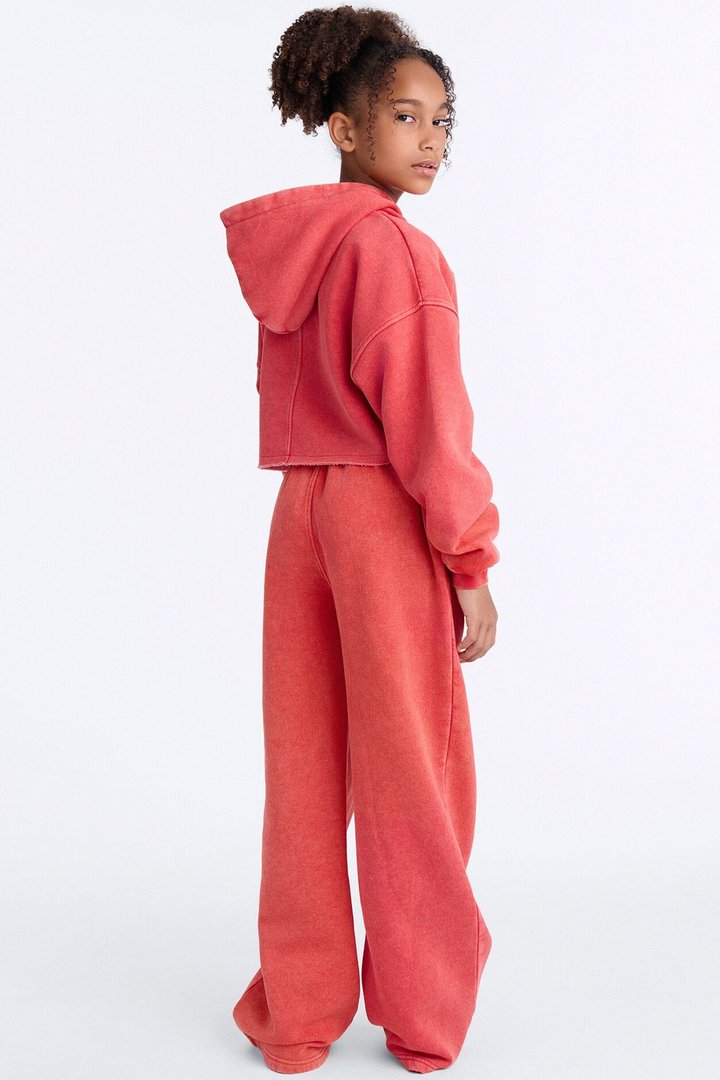 Mini On The Go Fleece Pant Set II - Red