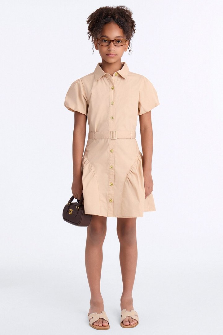 Mini So Many Possibilities Shirt Dress - Khaki