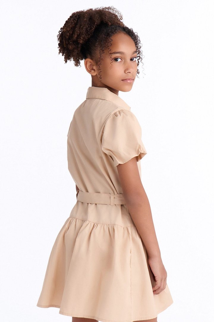 Mini So Many Possibilities Shirt Dress - Khaki