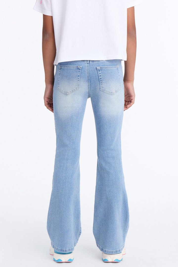 Mini Love You So Flare Jeans - Medium Wash