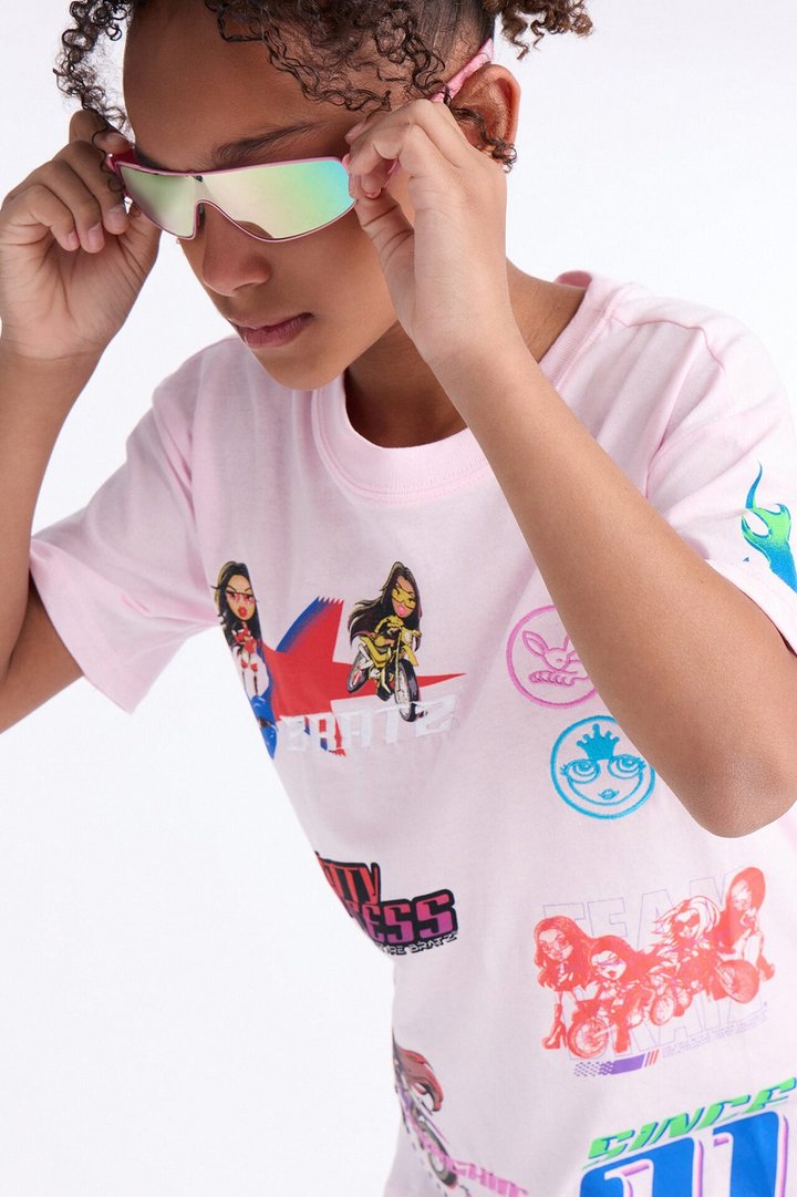 Mini Bratz Express Yourself Short Sleeve Tee - Pink