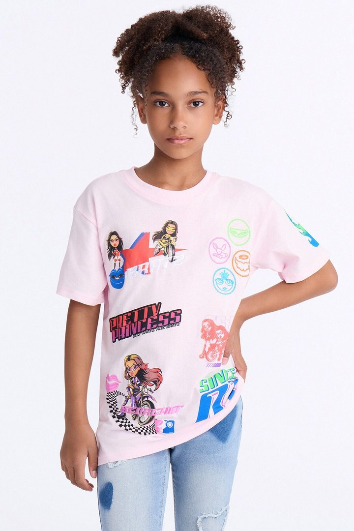 Mini Bratz Express Yourself Short Sleeve Tee - Pink