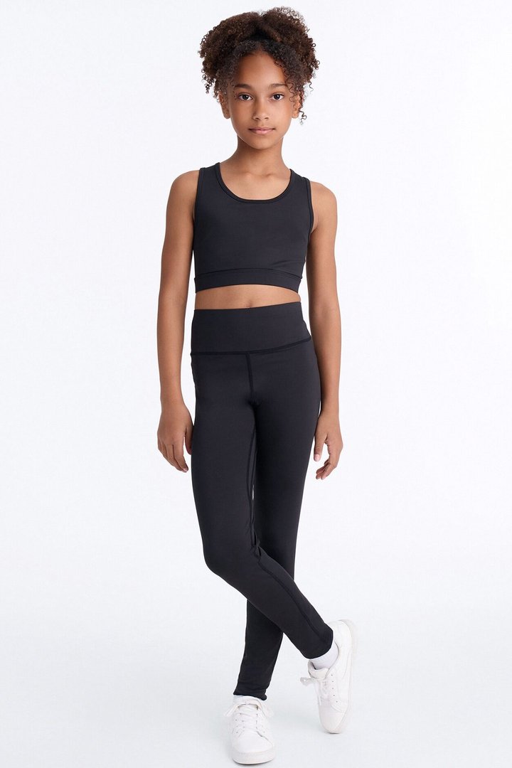 Mini Very Mindful Active Legging Set - Black