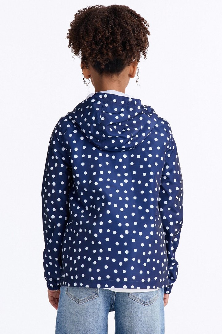 Mini Singing In The Rain Windbreaker Jacket - Blue/combo