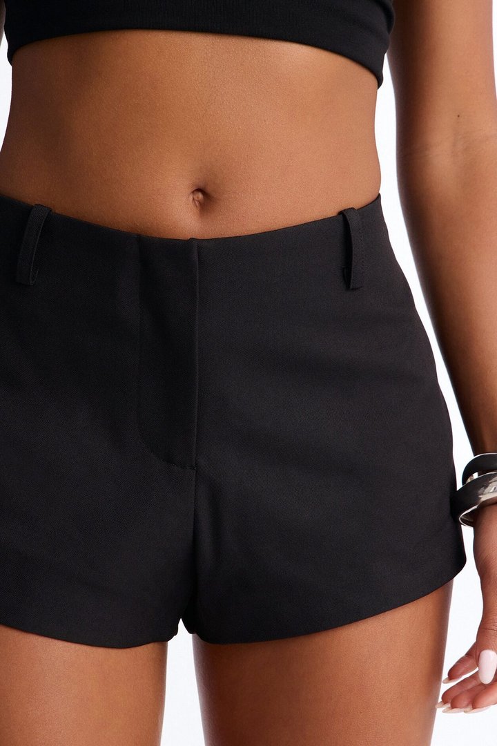 Your New Obsession Mini Trouser Short - Black