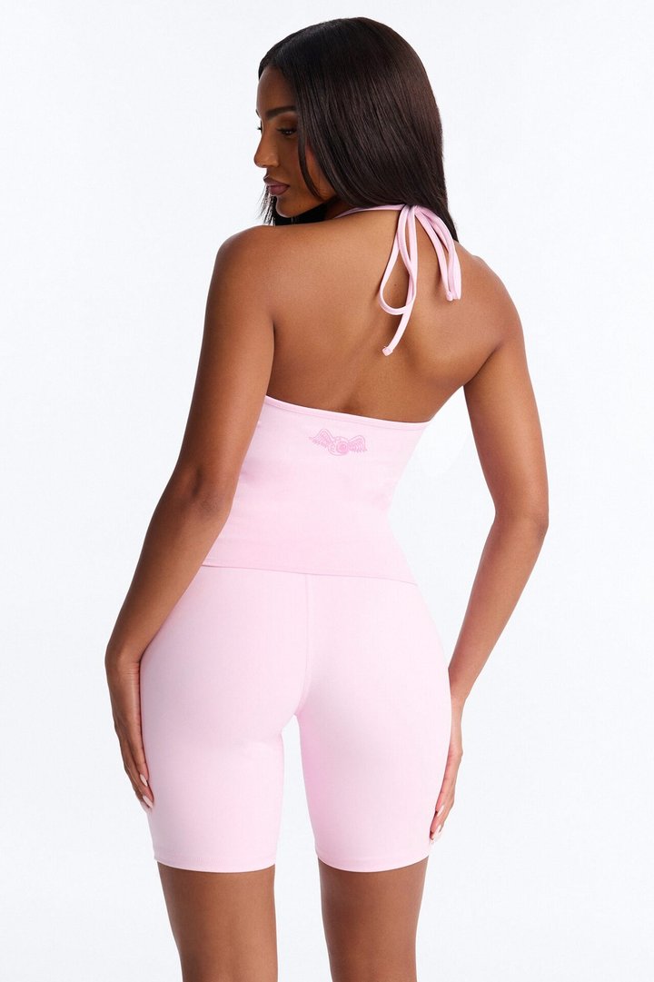 Von Dutch Sporty Halter Tank - Pink