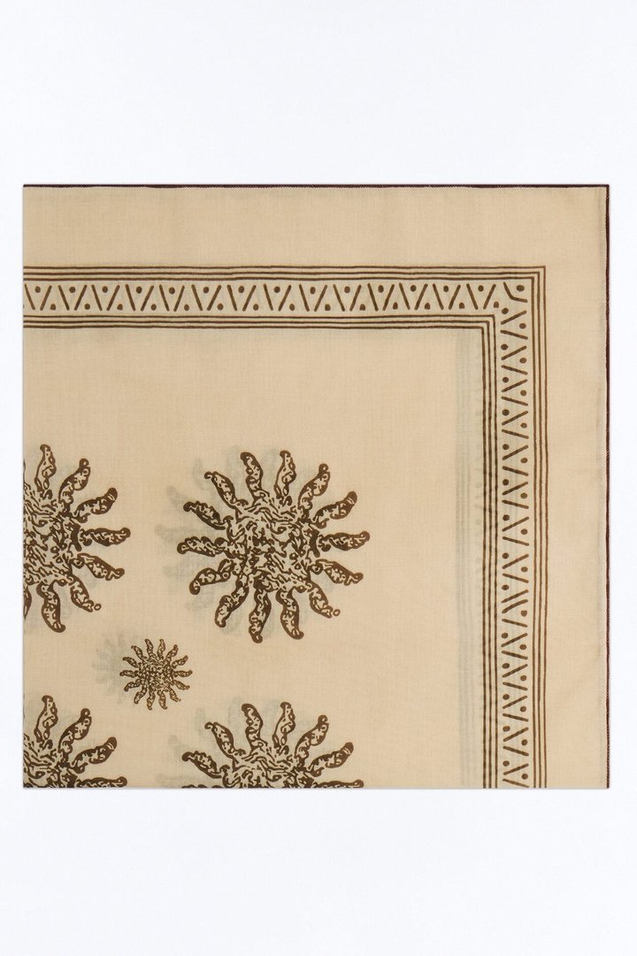 Mojave Sun Head Scarf - Nude/combo