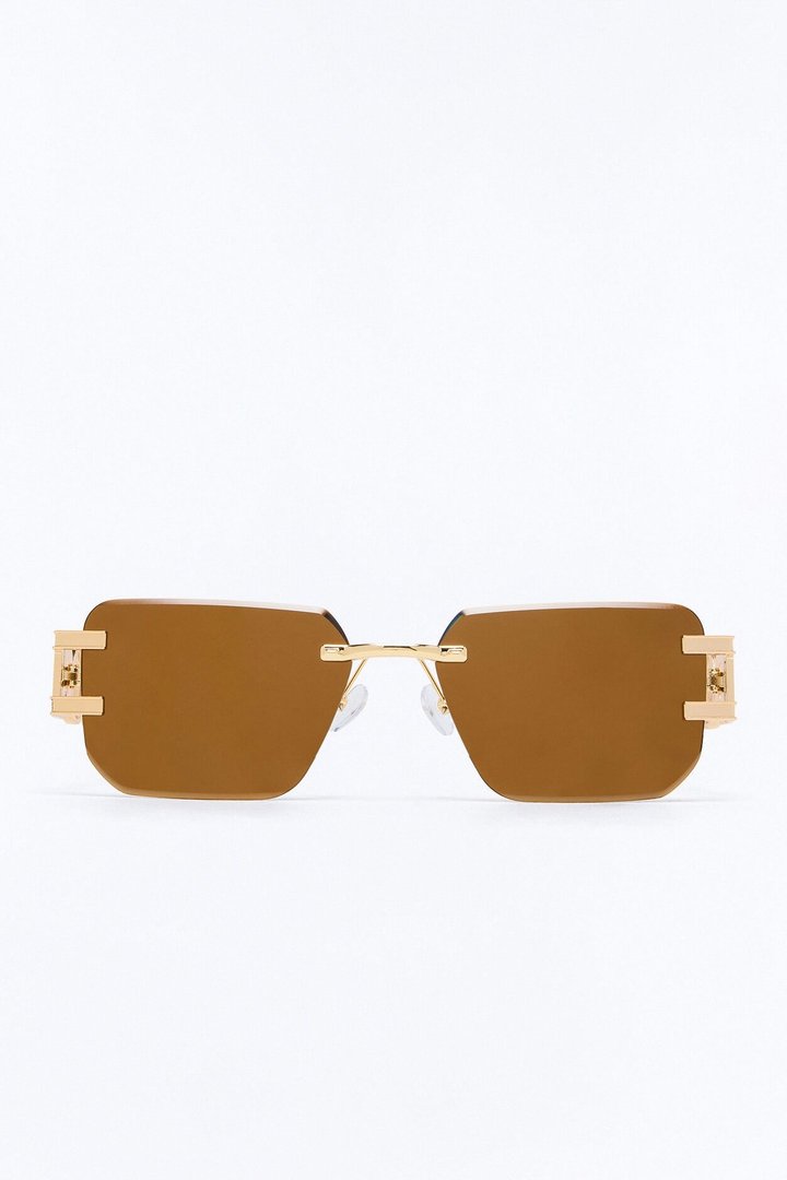 Don't Be Mistaken Sunglasses - Brown/combo