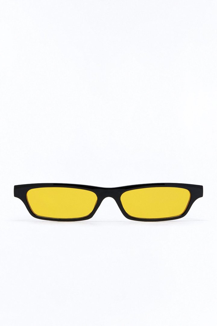 Heading Out Now Sunglasses - Black/Yellow
