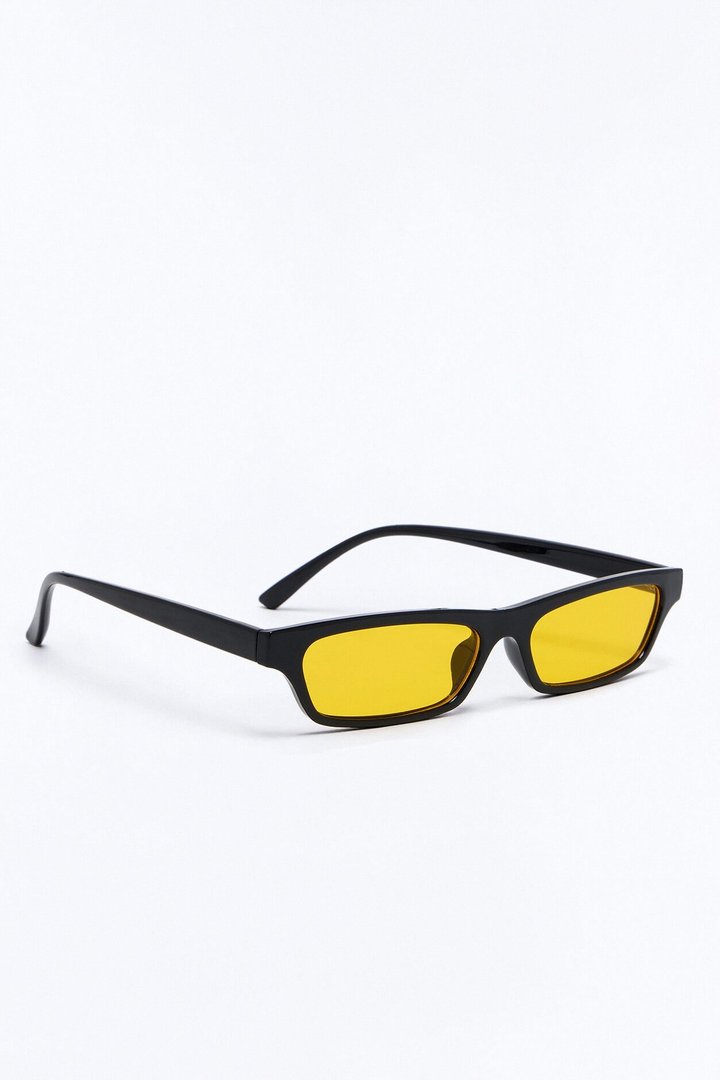 Heading Out Now Sunglasses - Black/Yellow