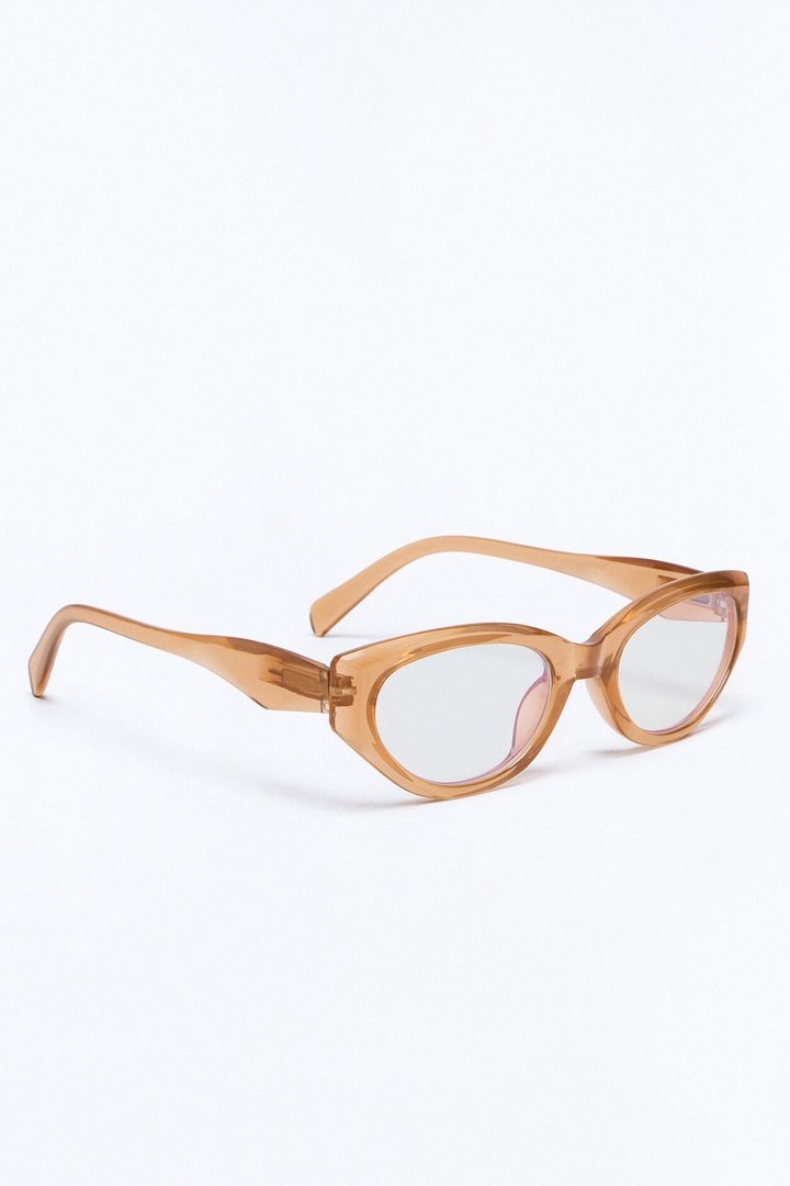 Girly Geek Blue Light Glasses - Brown/combo