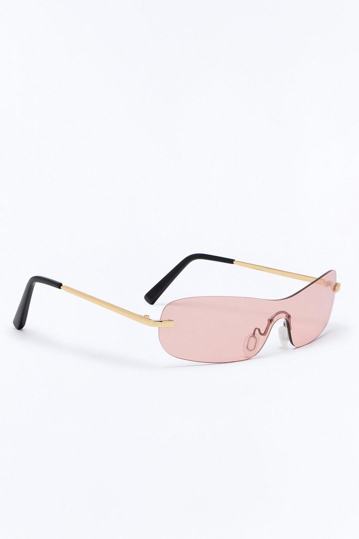 Baddie In Da Club Sunglasses - Pink