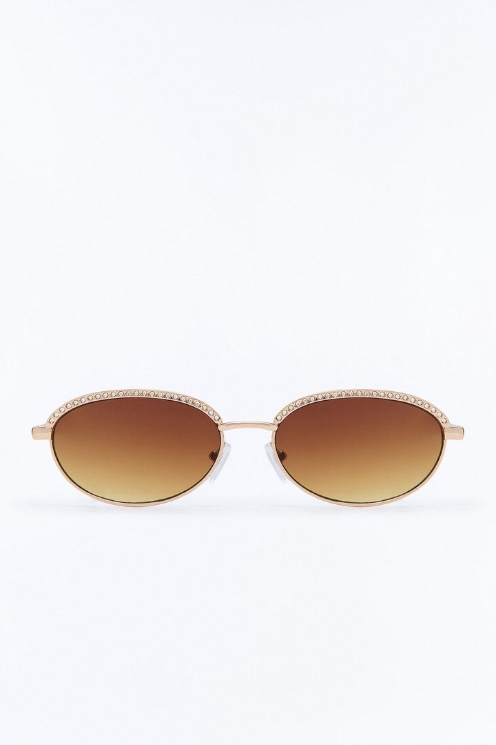 Always Shining Sunglasses - Gold/Brown