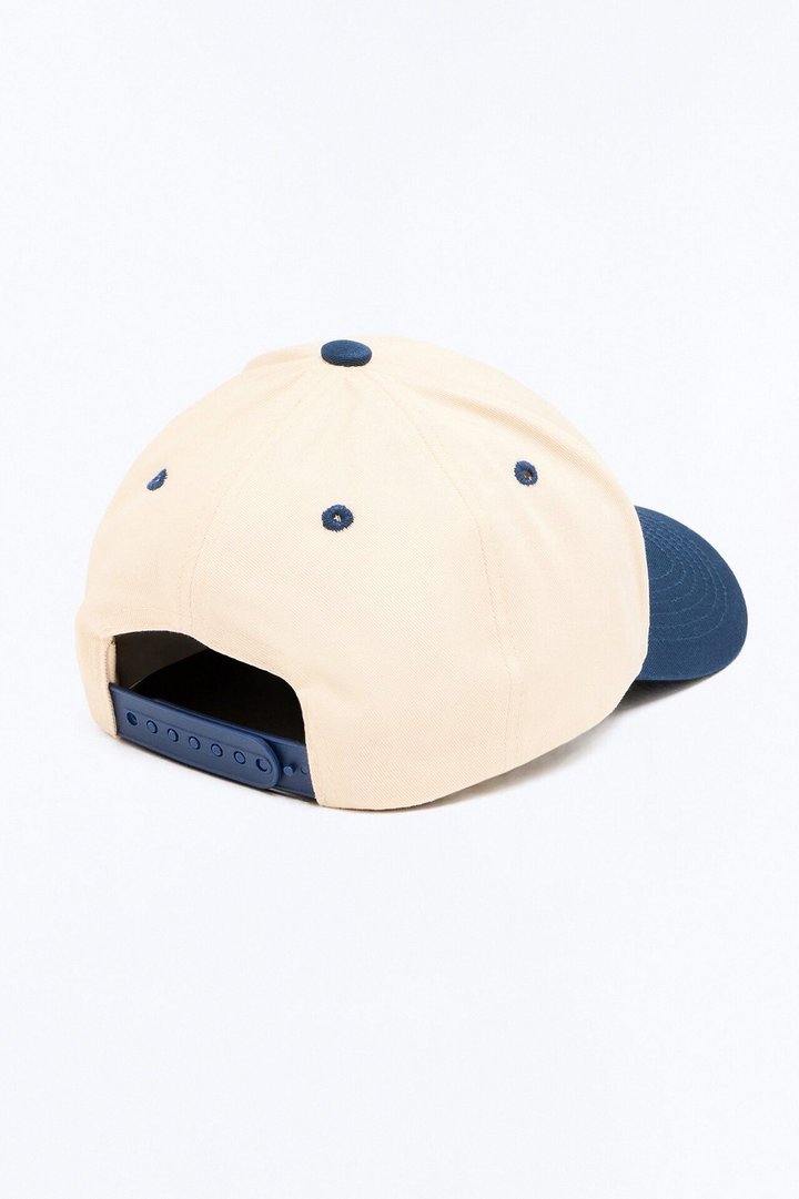 Lost In Reality Retro Colorblock Snapback Hat - Stone/Combo