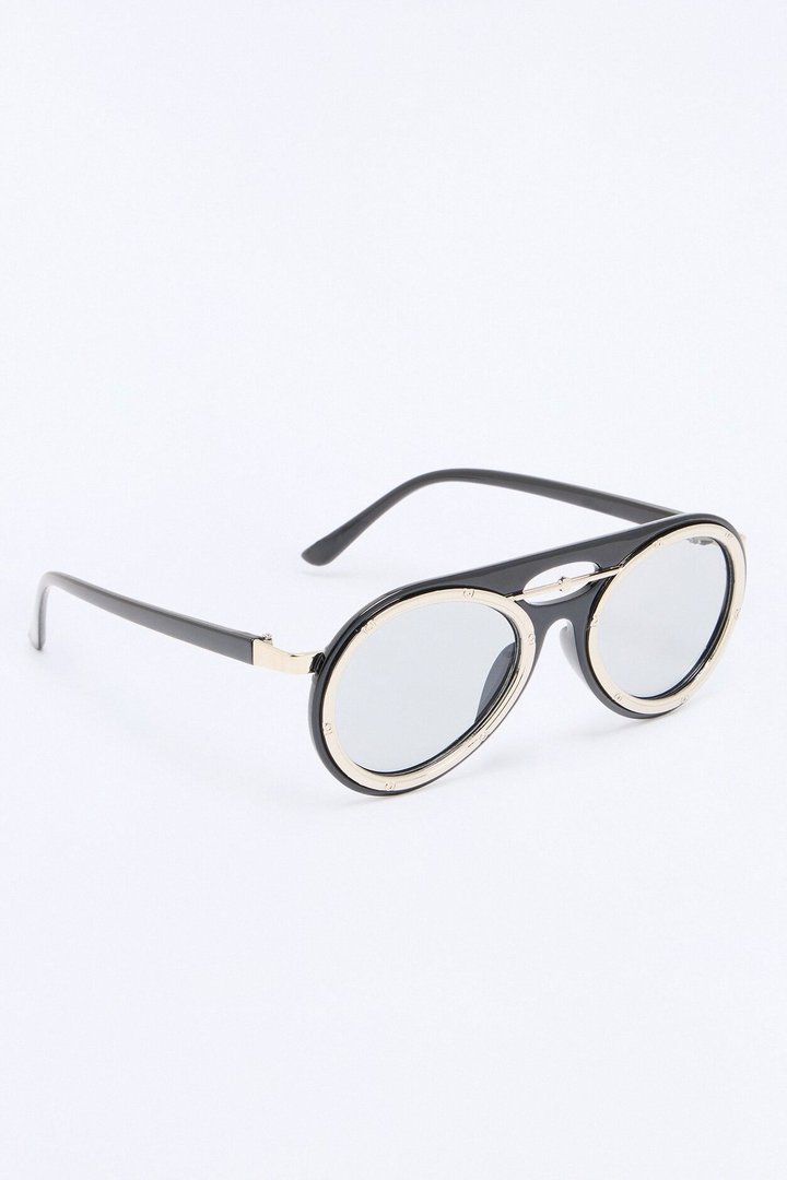 Soaring Skies Dual Stacked Sunglasses - Black