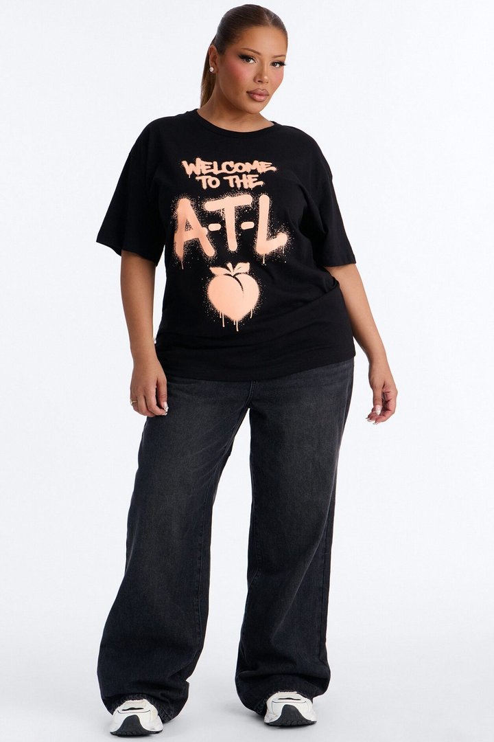 Welcome To The ATL Oversized Tee - Black