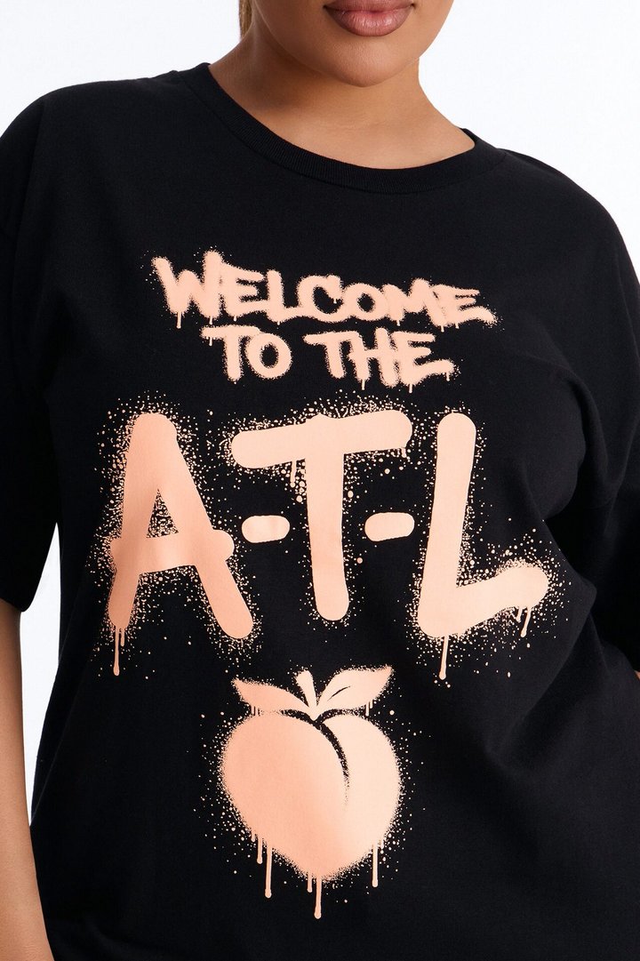 Welcome To The ATL Oversized Tee - Black
