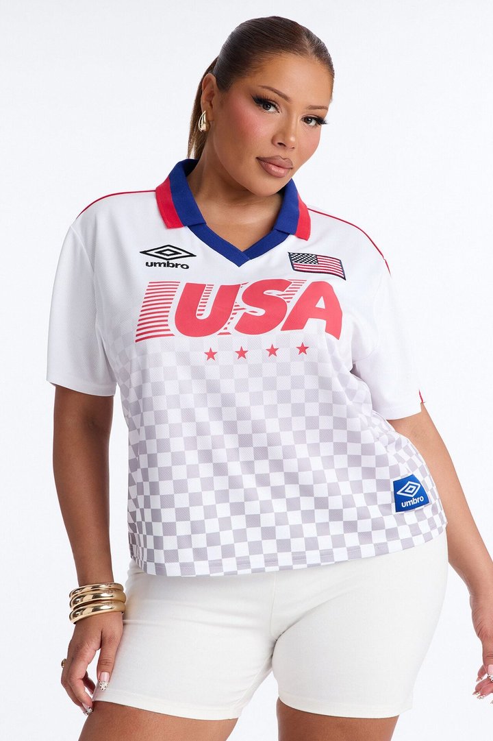 Umbro USA Athletic Jersey - White