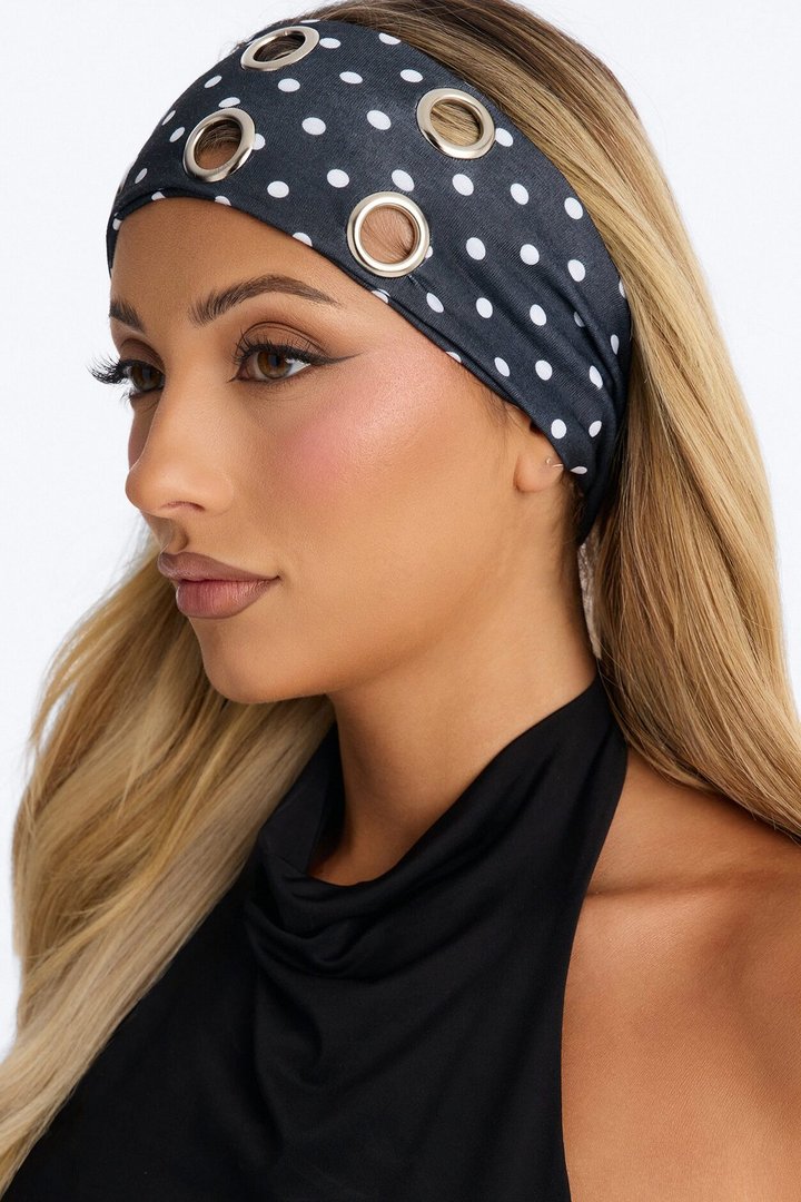 Tough Act To Follow Headband - Black/White