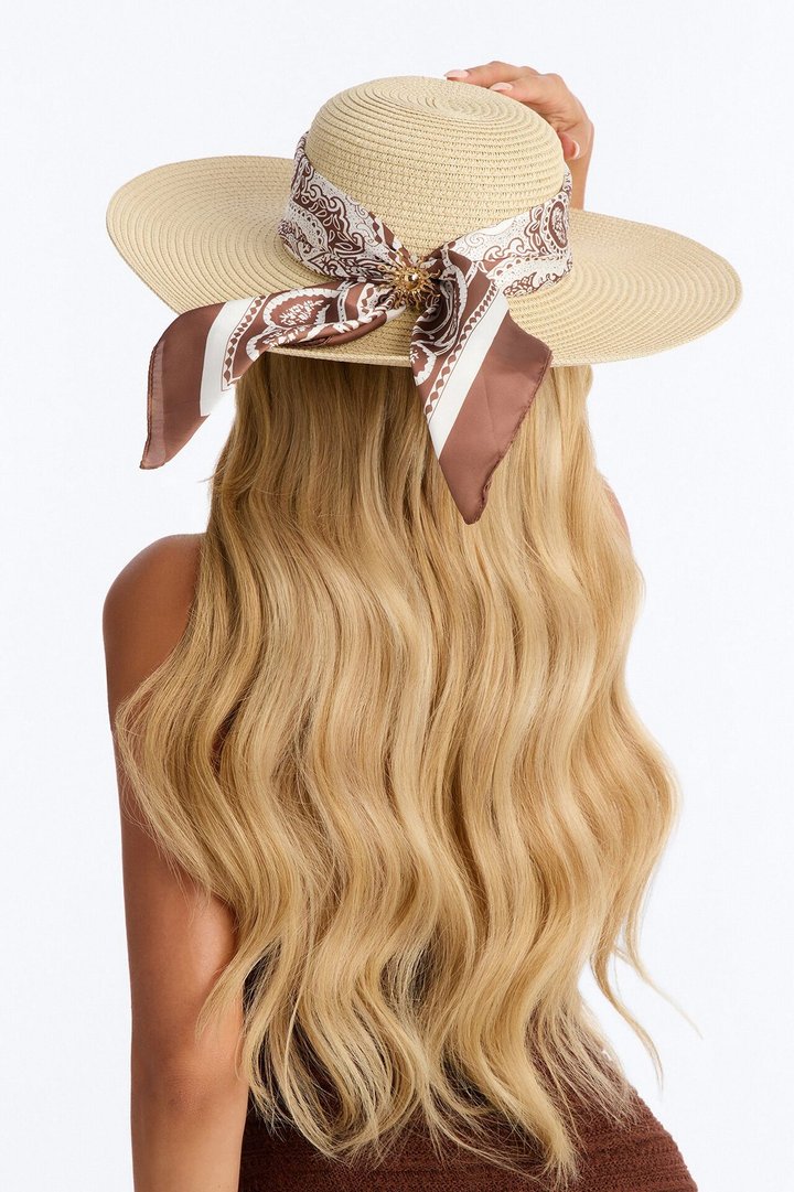 Under The Desert Sun Straw Sun Hat - Tan