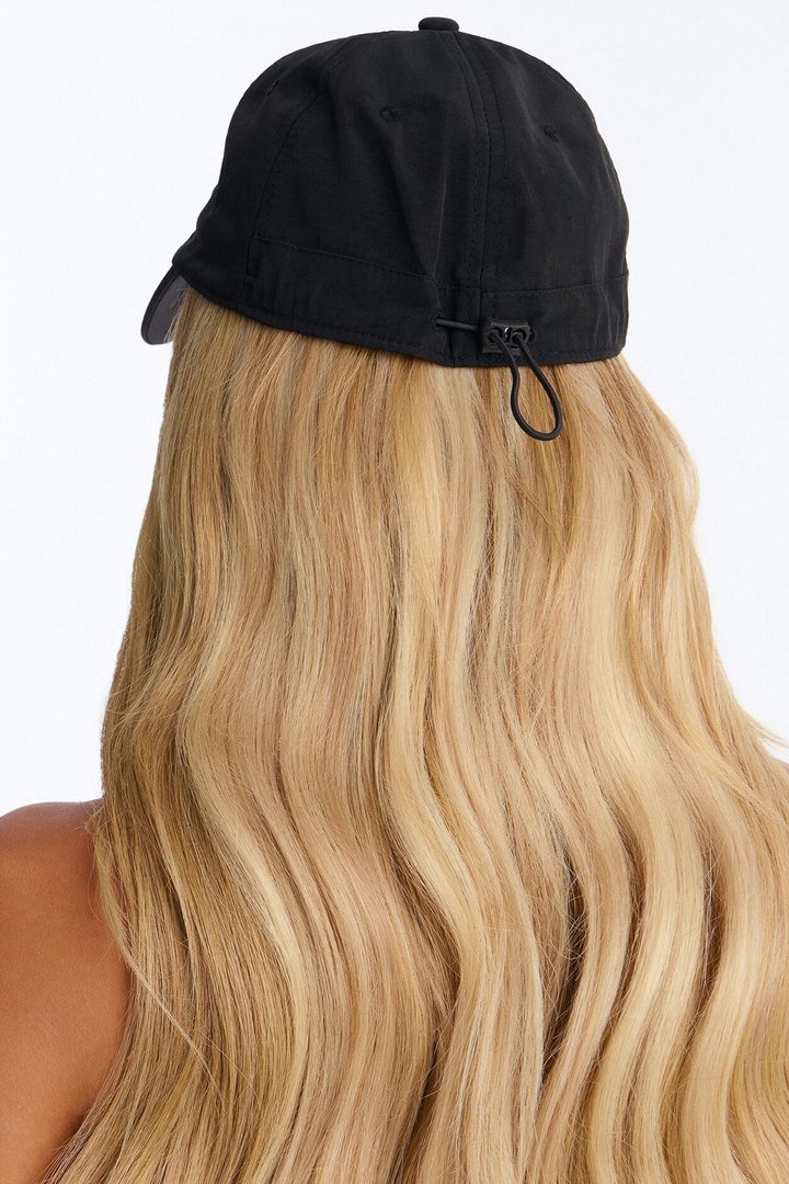 Rain Or Shine Nylon Baseball Hat - Black