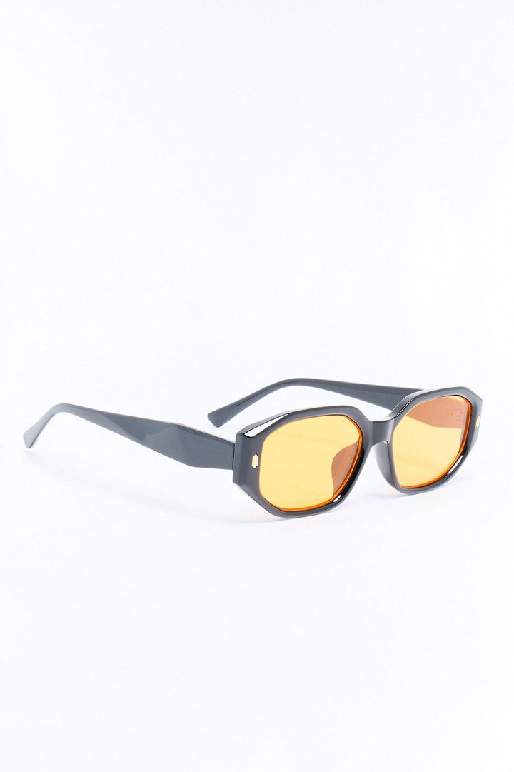 Hello Weekend Sunglasses - Black/Yellow