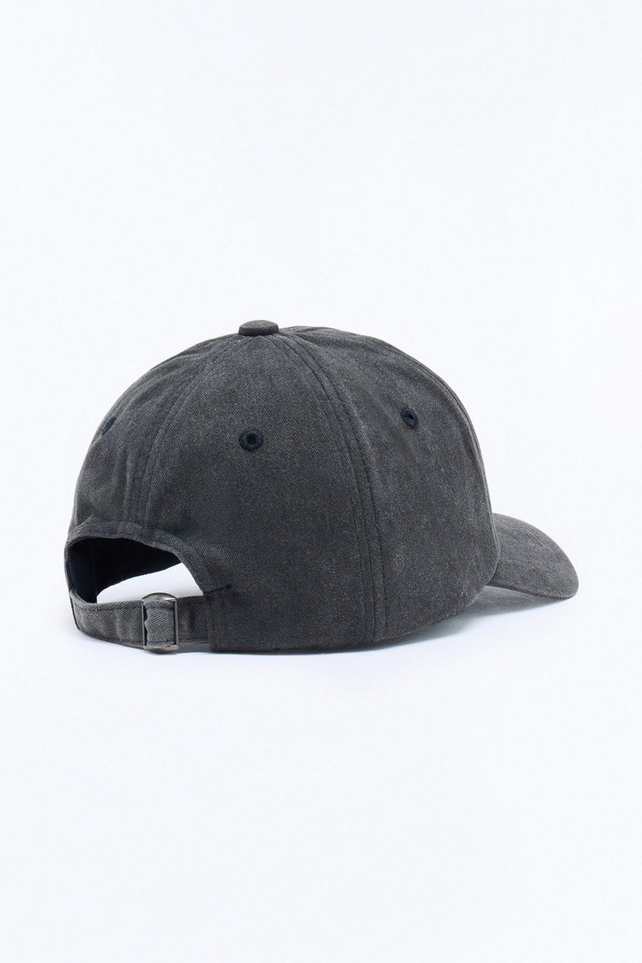 Dangerous Rose Washed Snapback Hat - Black