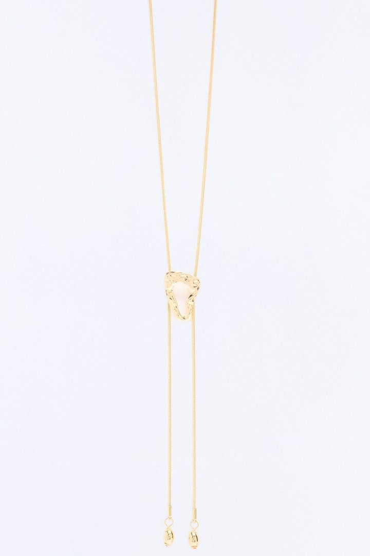Sunkissed Lariat Necklace - Gold