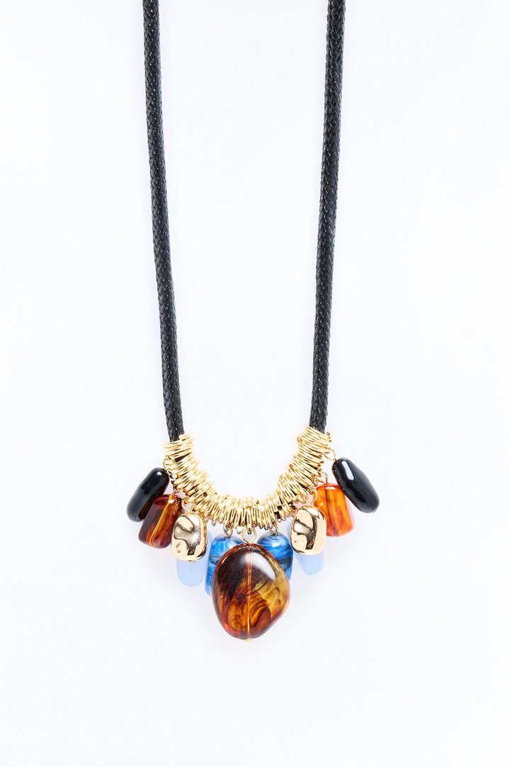 Sunset Cove Necklace - Black/combo