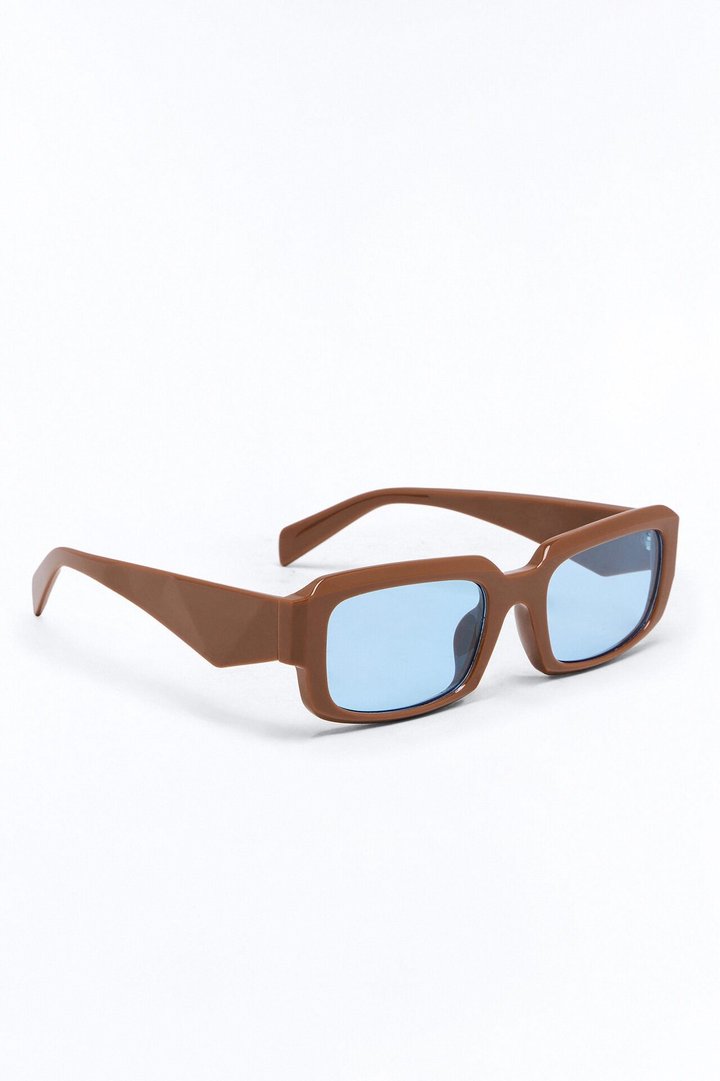 Make You Believe Sunglasses - Brown/combo