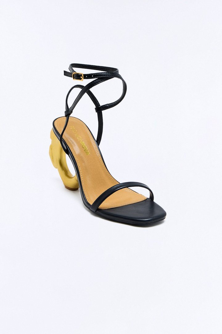 Brecan Novelty Heels - Black