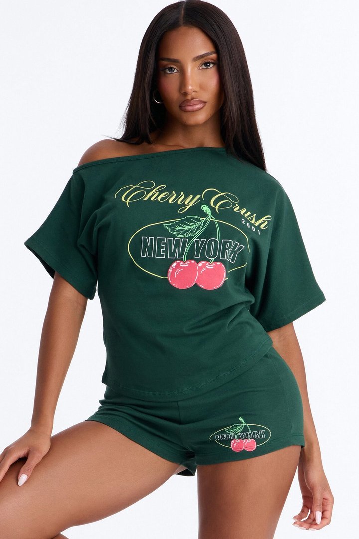 Cherry Crush Short Set - Hunter