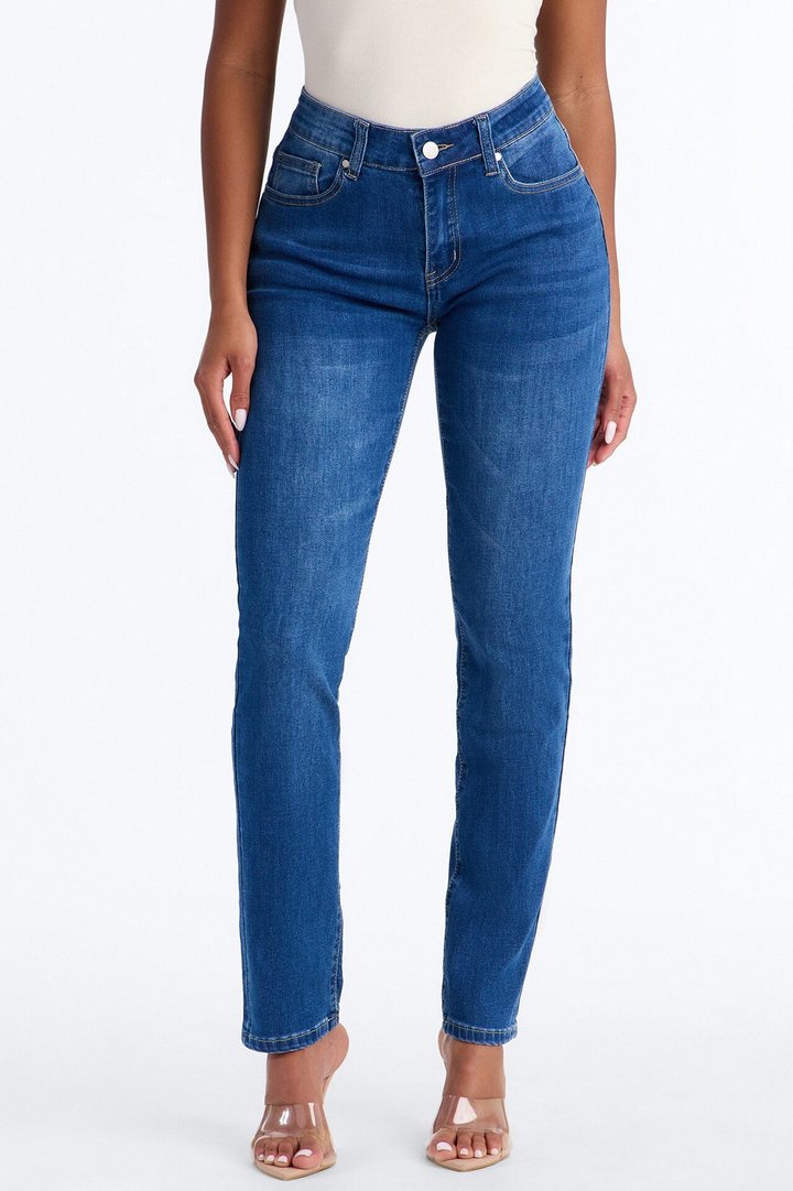 Never Settle High Rise Everyday Stretch Skinny Jeans - Medium Wash