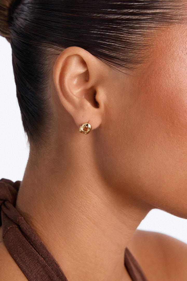Just A Girl 20 Pair Multi Earring Set - Gold
