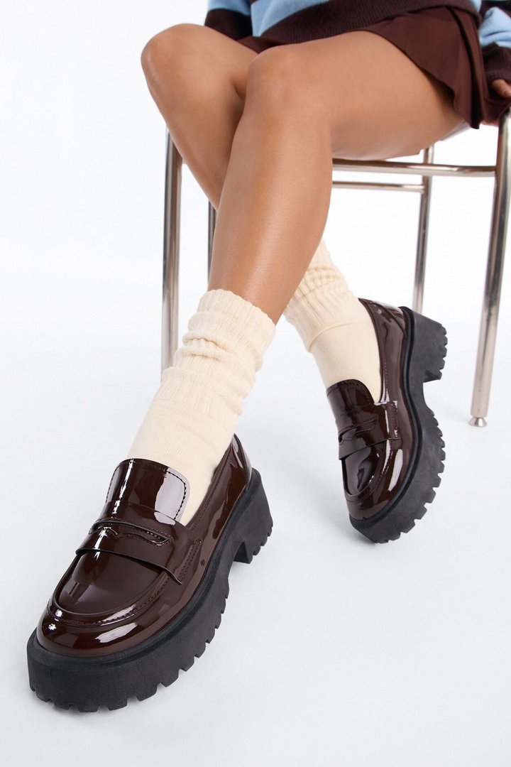 Off To Class Loafers - Chocolate