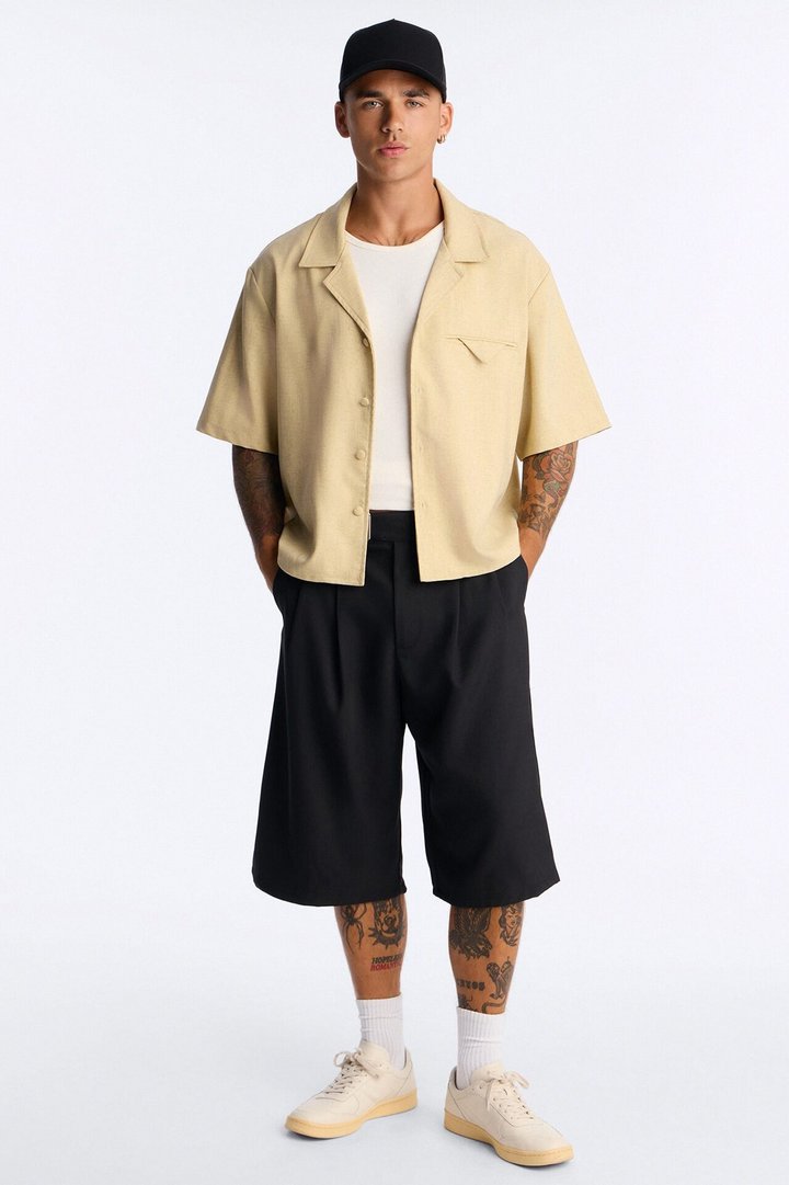 Vanderbilt Gurkha Baggy Trouser Short - Black