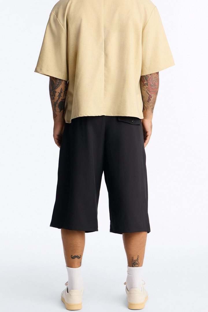 Vanderbilt Gurkha Baggy Trouser Short - Black