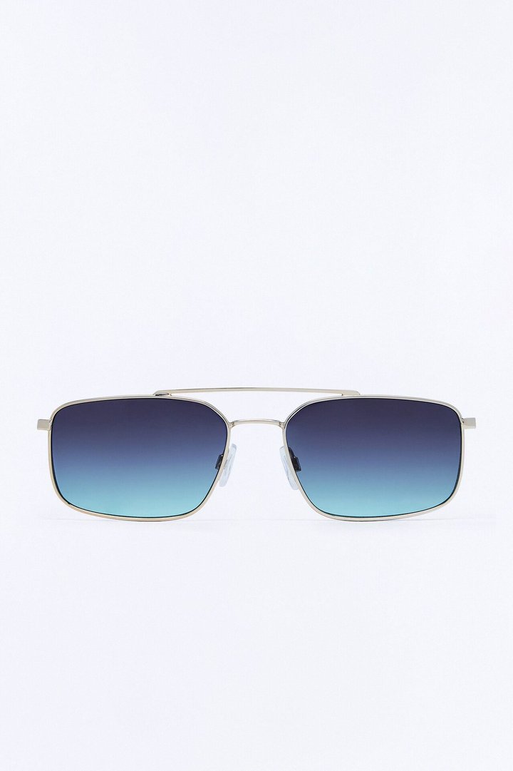 Daybreak Flyer Sunglasses - Silver/Blue
