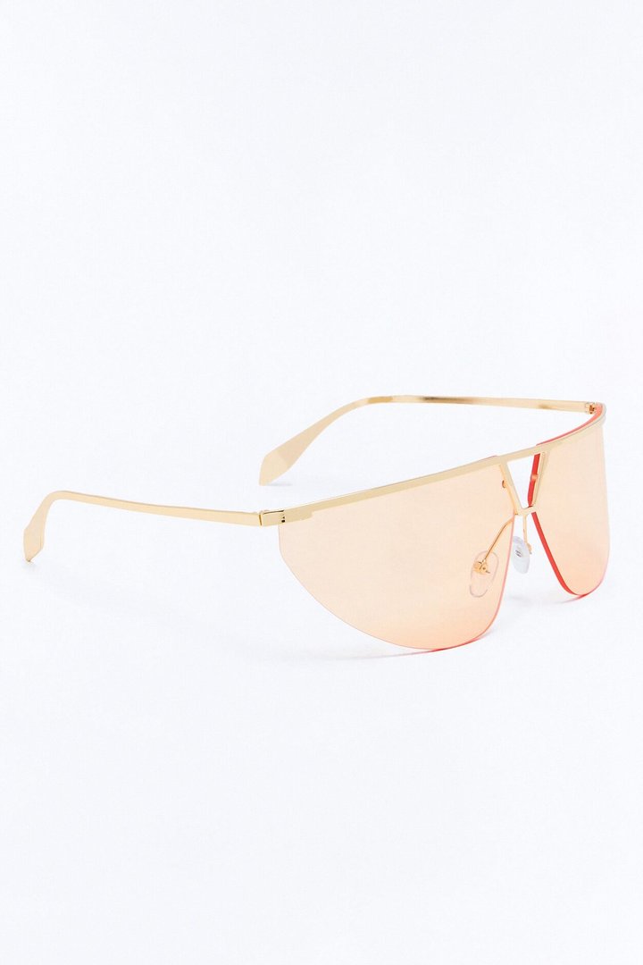 Radiant Eyes Sunglasses - Gold/Orange