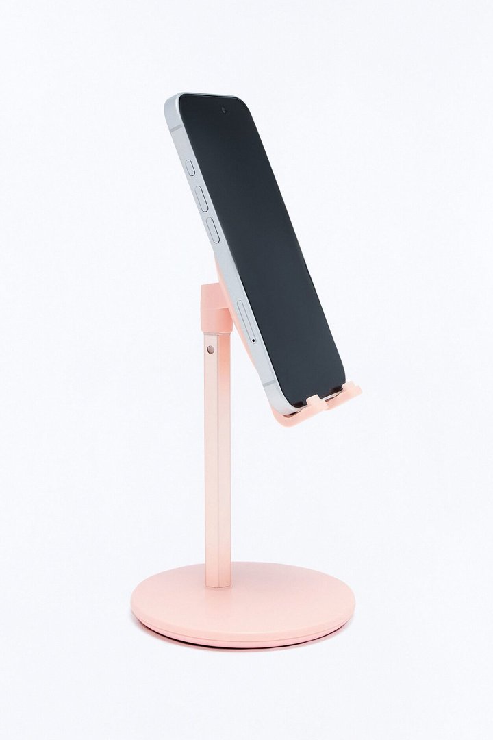 Girl's Essentials Metal Phone Stand - Pink