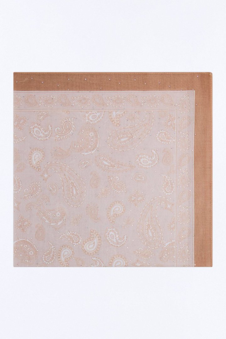 Shining Desert Head Scarf - Nude/combo