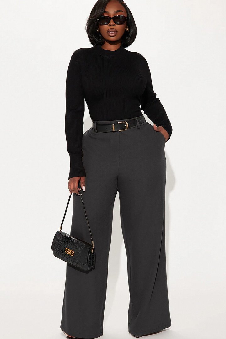 Make No Mistake Trouser - Charcoal